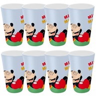 Kit 8 Copos Festa Infantil Melamina Mickey Mouse Disney 300ml - Diversão Segura e Estilosa - imagem 1