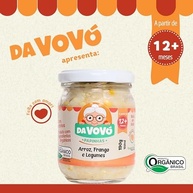 Da Vovó, Papinha infantil, Linha+12, Orgânica, Sabor Arroz, Frango e Legumes, 200ml - imagem 5