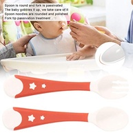 Conjunto de Talheres Infantil Dobrável com Garfo e Colher Antiderrapante - 2 Unidades Portáteis - imagem 5