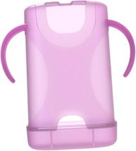 Milageto Suporte para bolsa de comida infantil, armazenamento de lanches infantis, suporte para caixa de para bolsas de comida, Azul - imagem 1