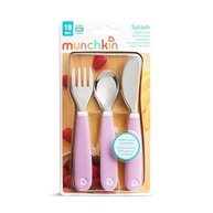 Munchkin Kit de Talheres Infantil Roxo - Seguro, Livre de BPA e Ideal para Crianças a Partir de 18 Meses - imagem 5