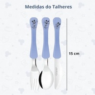 Kit Infantil para Refeição Disney Mickey - 5 Peças com Estampa Exclusiva - imagem 4