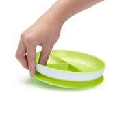 Prato com Ventosa Verde Munchkin - Segurança e Diversão na Alimentação Infantil - imagem 3