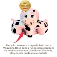 Almofada Infantil de Apoio para Bebê - Segurança e Conforto na Postura Sentada (Vaquinha Rosa) - imagem 4