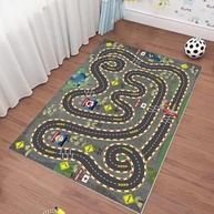 Tapete Infantil Aventura na Cidade "Velocidade Selvagem" - Diversão e Aprendizado para Crianças (79x119cm) - imagem 3