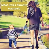 Pulseira Guia de Segurança Infantil com Coleira Anti-Perda Rosa - Liberdade Controlada para Crianças - imagem 5
