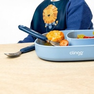 Clingo Kit Talher Infantil Inox com Estojo - Garfo e Colher Seguros para Crianças - imagem 3