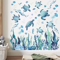 Adesivos de Parede de Tartarugas Marinhas - Decoração Temática Oceânica para Quarto Infantil - imagem 5