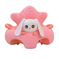 Almofada Infantil Coelha Baby - Apoio Ergonômico para Bebês Sentarem com Segurança - imagem 4