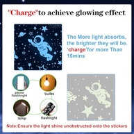 Estrelas Brilhantes para Teto - 1008 Peças com Lua e Planetas | Decoração Espacial para Quarto Infantil - imagem 4