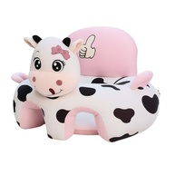 Almofada Infantil de Apoio para Bebê - Segurança e Conforto na Postura Sentada (Vaquinha Rosa) - imagem 3