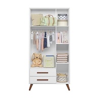 Guarda-Roupa Infantil Retrô Qencanto Qmovi Branco - Design Encantador para Quartos Criativos - imagem 4