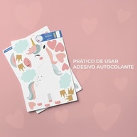 Adesivo Decorativo Unicórnio Lavável para Quarto Infantil - Seguro, Criativo e Fácil de Aplicar - imagem 4