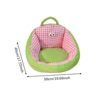 Sofá Infantil Estofado com Design Animado - Rosa M - imagem 4