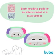 Kit Refeição Infantil Buba - Prato e Tigela com Tema Elefante ou Dino - Seguro, Divertido e Estimulante - imagem 5