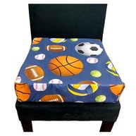 Assento de Elevação Infantil Kippy Baby com Tema Esportivo - Segurança e Diversão à Mesa! - imagem 3