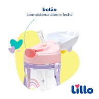 Copo Infantil com Canudo 400ml Unicórnio - Seguro, Ergonômico e Antivazamento - imagem 5