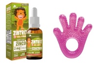BUBA Mordedor Com Agua Maozinha Rosa + Zintrix Suplemento Infantil de Zinco 20ml Morango - Flora Nativa - imagem 2