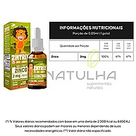 Zintrix Zinco Infantil Morango 20ml: Imunidade Forte! - imagem 2