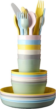 Conjunto Kalas da IKEA - Talheres Infantis Seguros e Coloridos para Refeições Divertidas - imagem 1