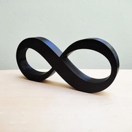 Infinito - Símbolo do Amor | Decoração Elegante e Significativa | 22 cm - imagem 5