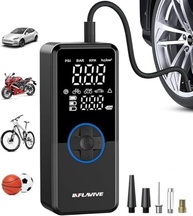 Compressor de Ar Portátil InflaVive: Inflador de Pneu Rápido com Medidor Digital e Luz LED - imagem 2