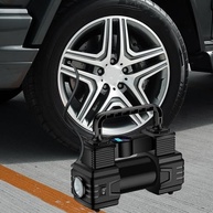 Inflador de Pneus Portátil Digital com LED: Compressor de Ar Elétrico Essencial para Veículos e Esportes - imagem 3