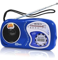 Mini Rádio Portátil AM/FM com Relógio Digital: Som e Informação em Qualquer Lugar! - imagem 2