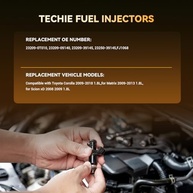 Injetor de Combustível 4 Peças 23209-09140 para Toyota Corolla, Matrix e Scion xD - Potência e Economia! - imagem 4