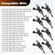 Kit 8 Injetores de Combustível 6.2L/6.6L para Cadillac Escalade, GMC Yukon, Chevy Silverado - OE 12709470 - imagem 3