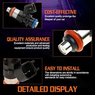 Kit 6 Injetores de Combustível 3.6L para Dodge, Jeep, Chrysler - OE 0280158233 - imagem 5