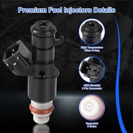 Kit 8 Injetores de Combustível para Acura MDX, TL, Honda Accord, Odyssey, Pilot, Ridgeline 3.0L/3.2L/3.5L - Substitui 16450-RCA-A01 - imagem 4