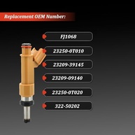 Kit 4 Injetores de Combustível para Toyota Corolla 1.8L/2.4L e Scion xD - OE 23250-0T010 - imagem 4