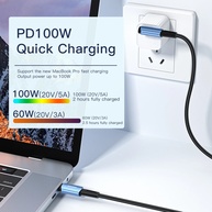 Cabo USB-C Essager 100W: Carregamento Turbo e Design Inovador - imagem 3