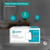 Papel Toalha Interfolha Eco: 2400 Folhas Inovatta - imagem 2