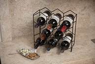 inox-8-forma-adega-armazenamento-vinhos-funcional-colmeia-garrafas-a-elegante-preto-e-para-a