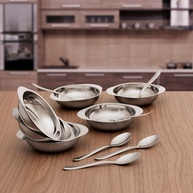 Conjunto para Sobremesa Brinox Jornata 12 Peças: Elegância em Aço Inox - imagem 2