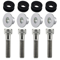 Kit 4 Coxins e Parafusos Inox para Paralama Dianteiro Honda CG, Titan, Fan, Twister e CB300 - imagem 1