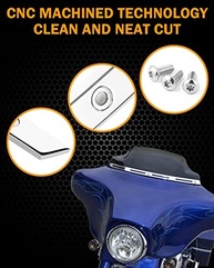Acabamento Asa de Morcego Cromado Inox para Harley Davidson 1996-2013 | Visual Premium - imagem 5
