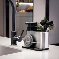 Porta Detergente Inox - Organizador de Pia Moderno e Prático para Cozinha - imagem 5