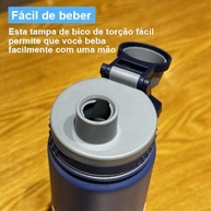MODUS Garrafa Térmica Inox 750ML - Isolamento a Vácuo, Esportiva e Ecológica (Azul Profundo) - imagem 5