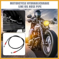 Mangueira de Freio Hidráulico para Moto 110cm - Aço Inox Trançado 10mm ID (Preto) - imagem 3
