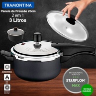 Panela de Pressão Tramontina Vancouver 3L + 5 Tigelas Inox - imagem 2