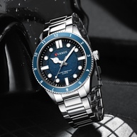 Relógio Masculino CURREN 8450: Estilo e Qualidade com Ponteiro Luminoso e Aço Inoxidável - imagem 2