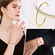Pulseira Vnox Mobius: Elegância em Aço Inoxidável - imagem 2