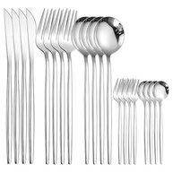 Conjunto de Talheres de Aço Inoxidável 24 Peças - Design Elegante e Durabilidade Premium - imagem 2