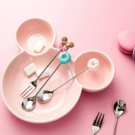 Colher de Aço Inoxidável 304 com Design Divertido - Donuts & Animais para Café e Sobremesas - imagem 4
