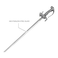 Saint George Dragon Saber - Espada de Fantasia para Colecionadores - Lâmina Dull em Aço Inoxidável - imagem 4