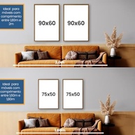 Quadro Decorativo Sagrada Família - Madeira 50x75cm com Vidro - Design Religioso Inspirador - imagem 5