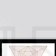 Kit de Quadros Decorativos Geométricos com Frases Inspiradoras - imagem 1